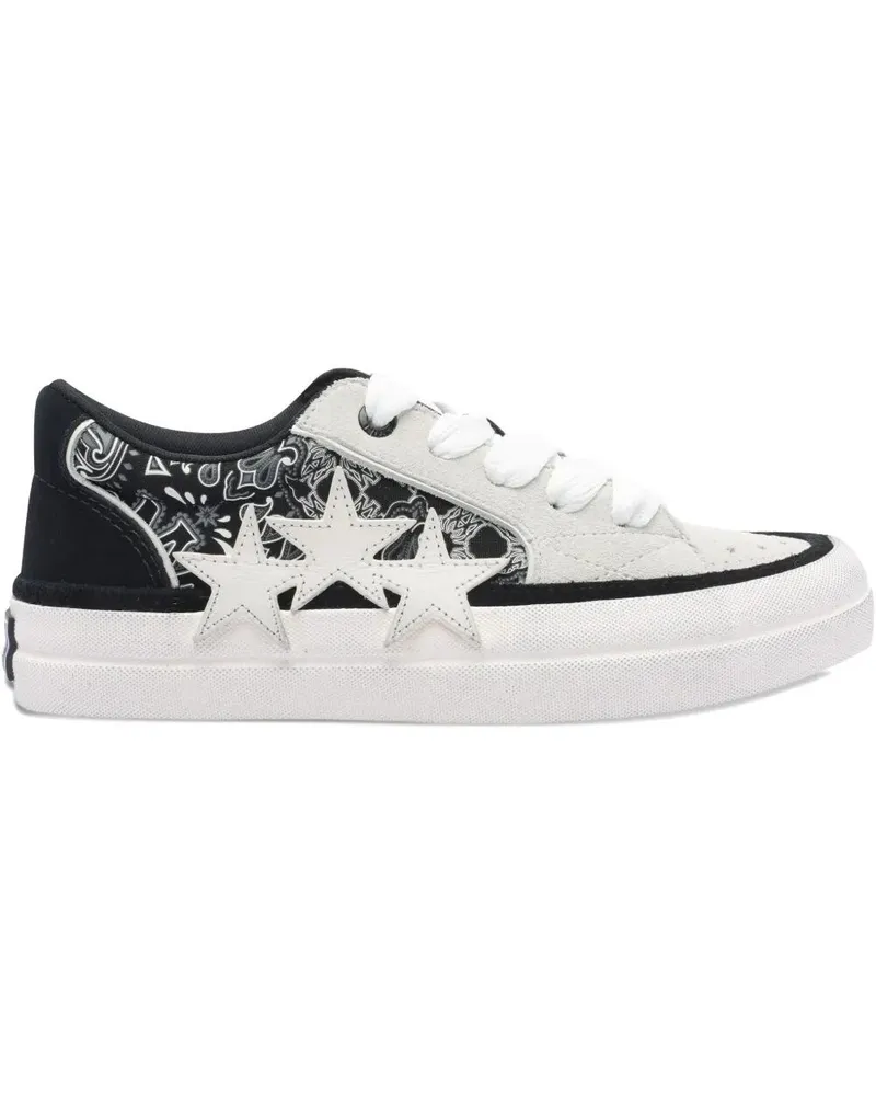 Amiri Bandana Sunset Skate Sneakers Black