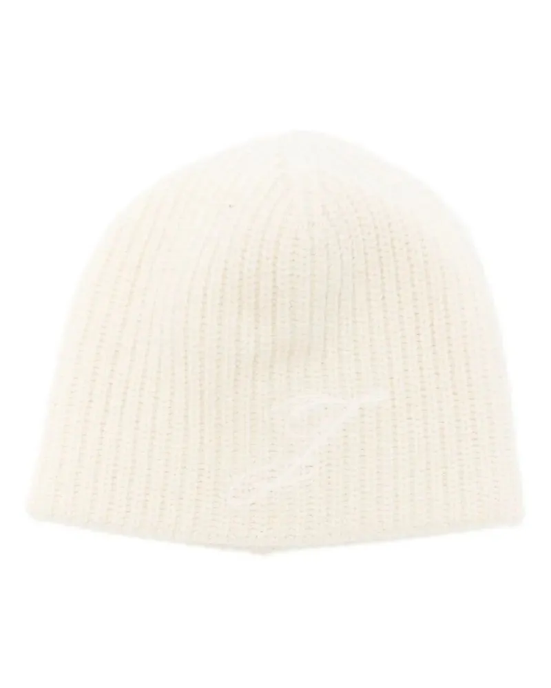 Jacquemus Le Bonnet Espiral" Hat White