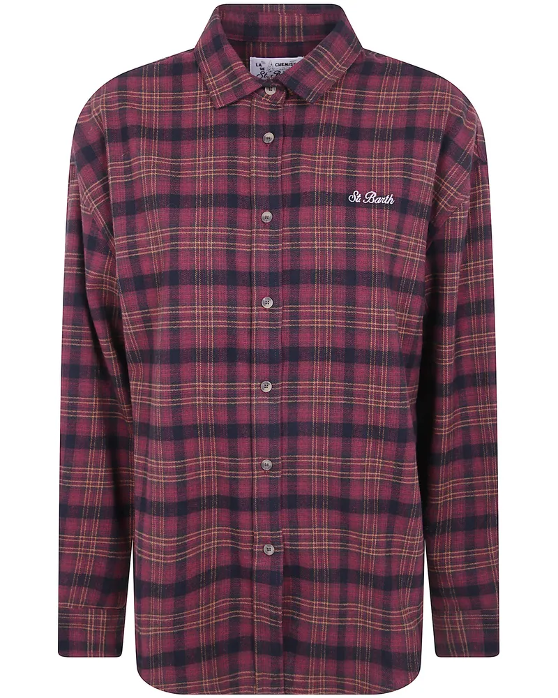 MC2 Saint Barth Flannel Shirt "Lully Pink