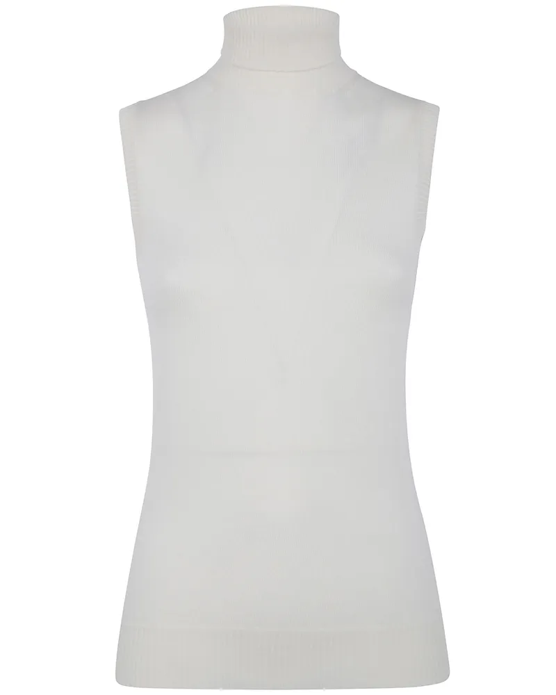 Max Mara Sweater Sleeveless "Spx Eschimo White