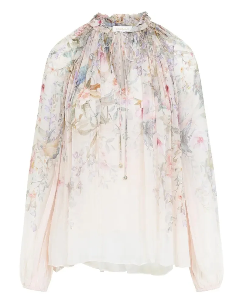 Zimmermann Rebellion" Billow Blouse White