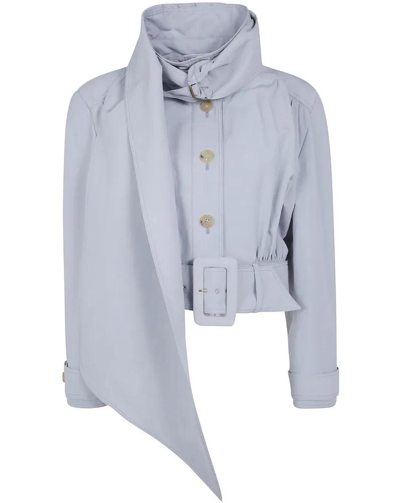 Chloé Jacket Belted "Cropped Jacket Gray