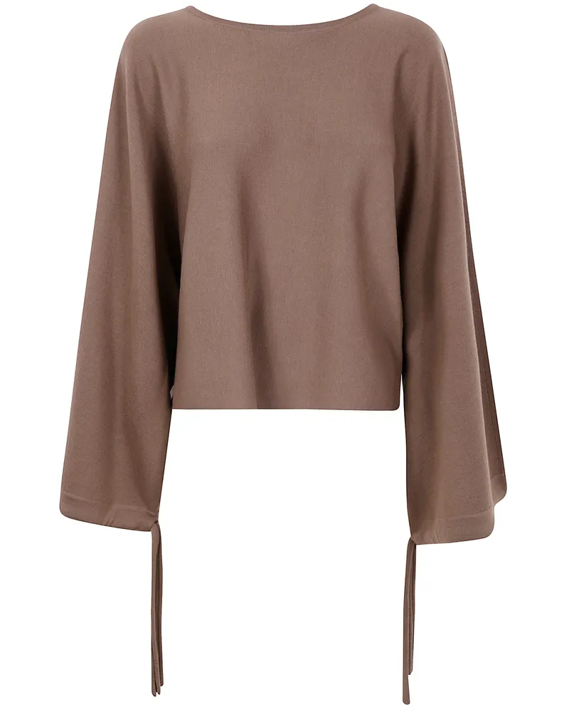 Max Mara Knit Sweater 'Frais Brown