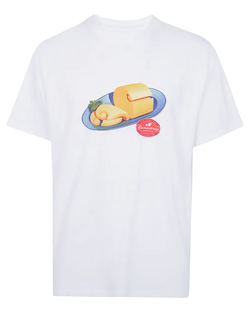 Carhartt WIP T-Shirt Organic Cotton "Fromage White