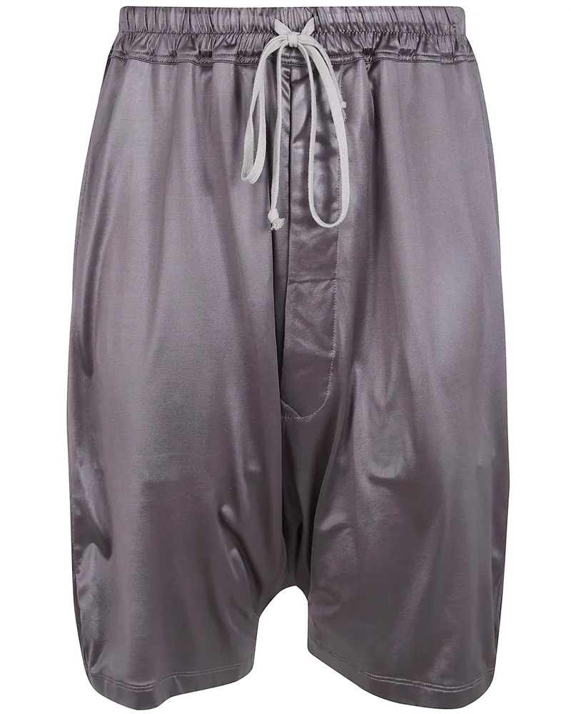 DRKSHDW by Rick Owens Drawstring Pods Shorts Gray