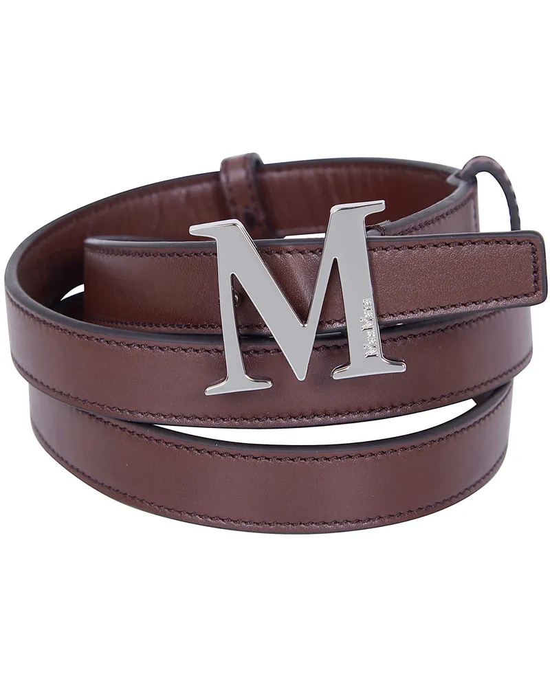 Max Mara Mclassic20" Classic M Belt Brown