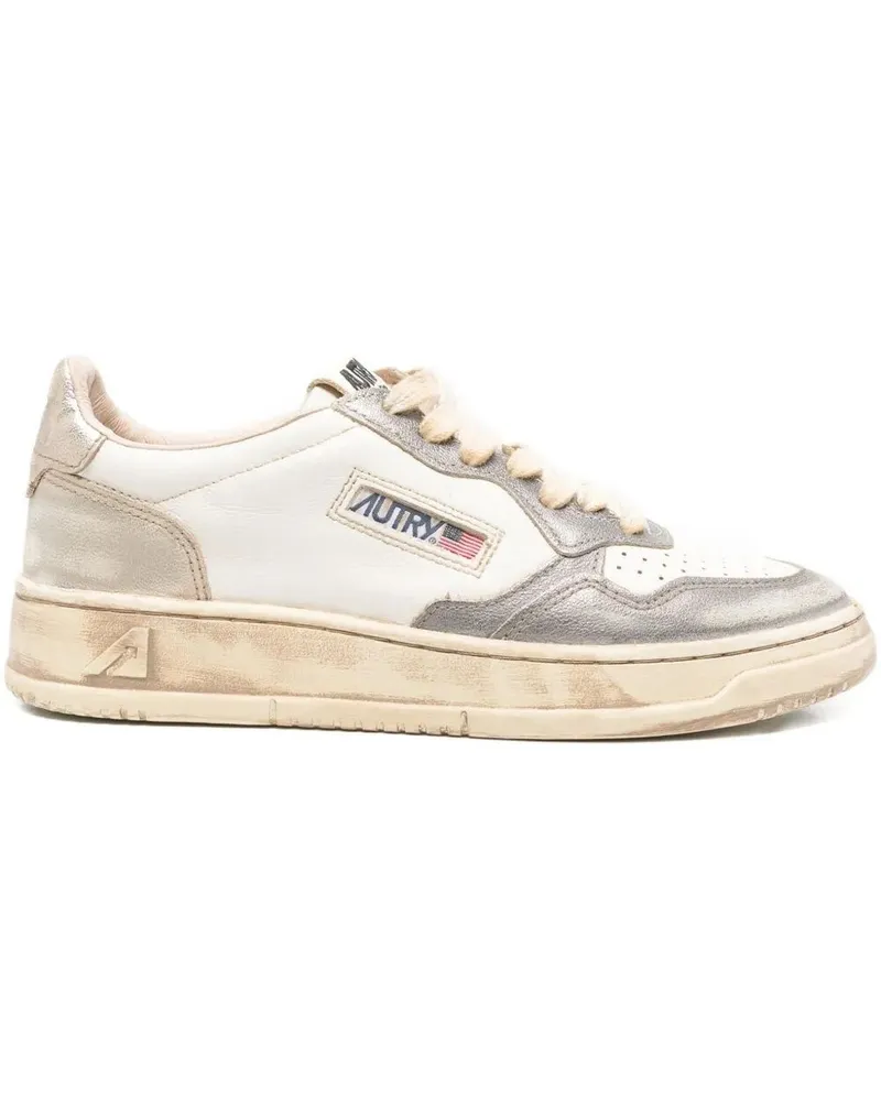AUTRY Sup Vintage Low" Suede Sneakers Gray