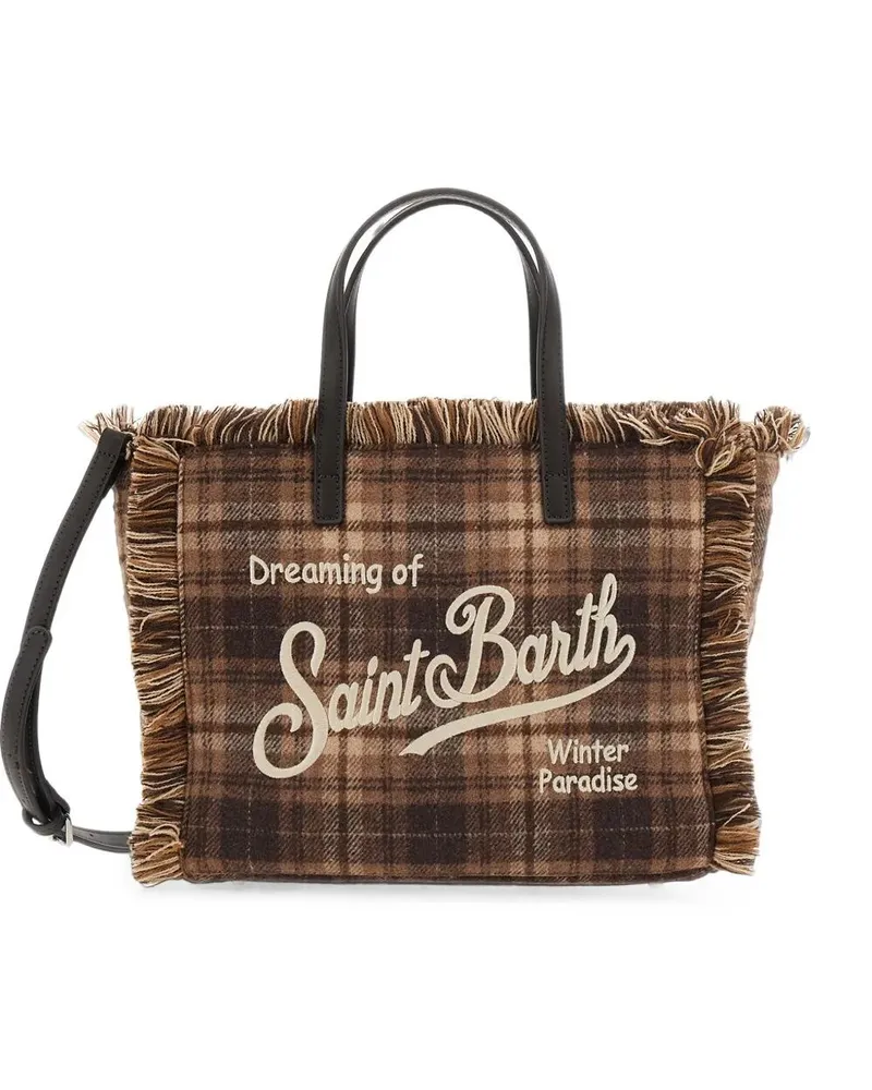 MC2 Saint Barth Handbag Wool "Colette Brown