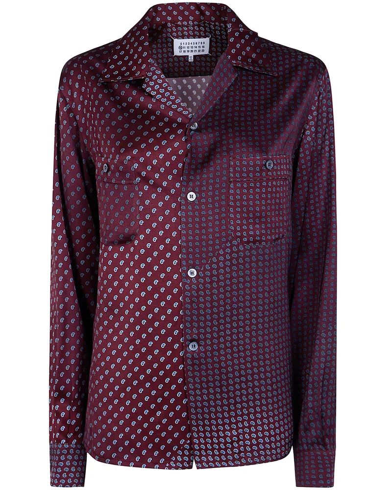 Maison Margiela Shirt Printed "Paisley Red
