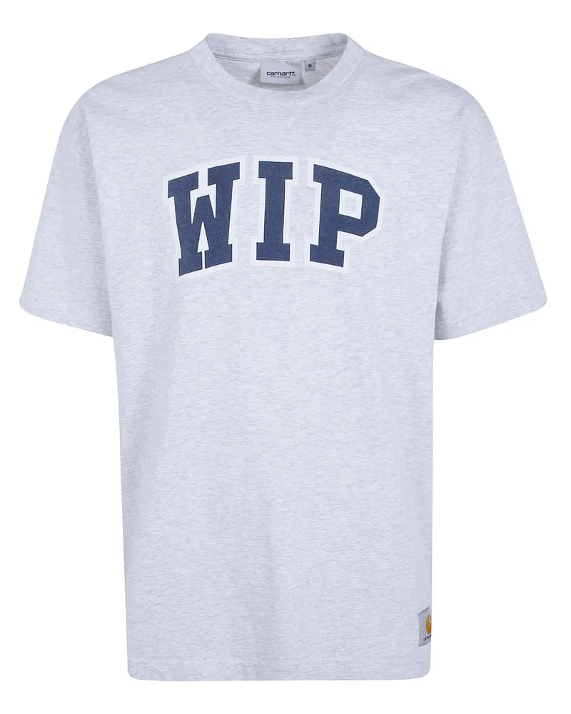 Carhartt WIP Short Sleeves "Wip Iii" Organic Cotton T-Shirt Gray