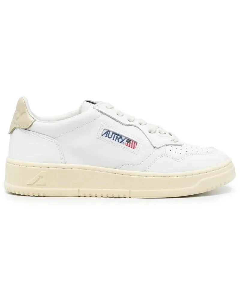 AUTRY Medalist Low" Leather Sneakers White