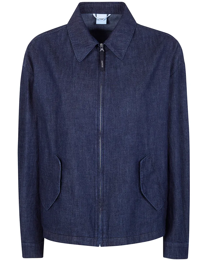 ASPESI Shirt Jacket Blue