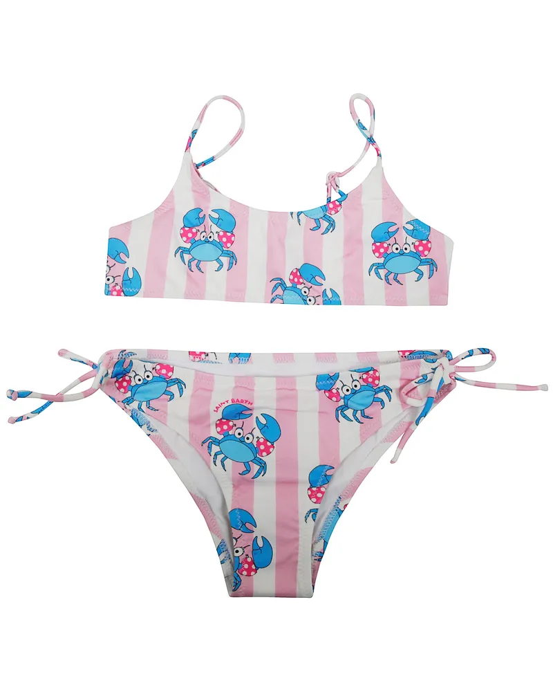 MC2 Saint Barth Jaiden Printed Bralette Bikini Multi