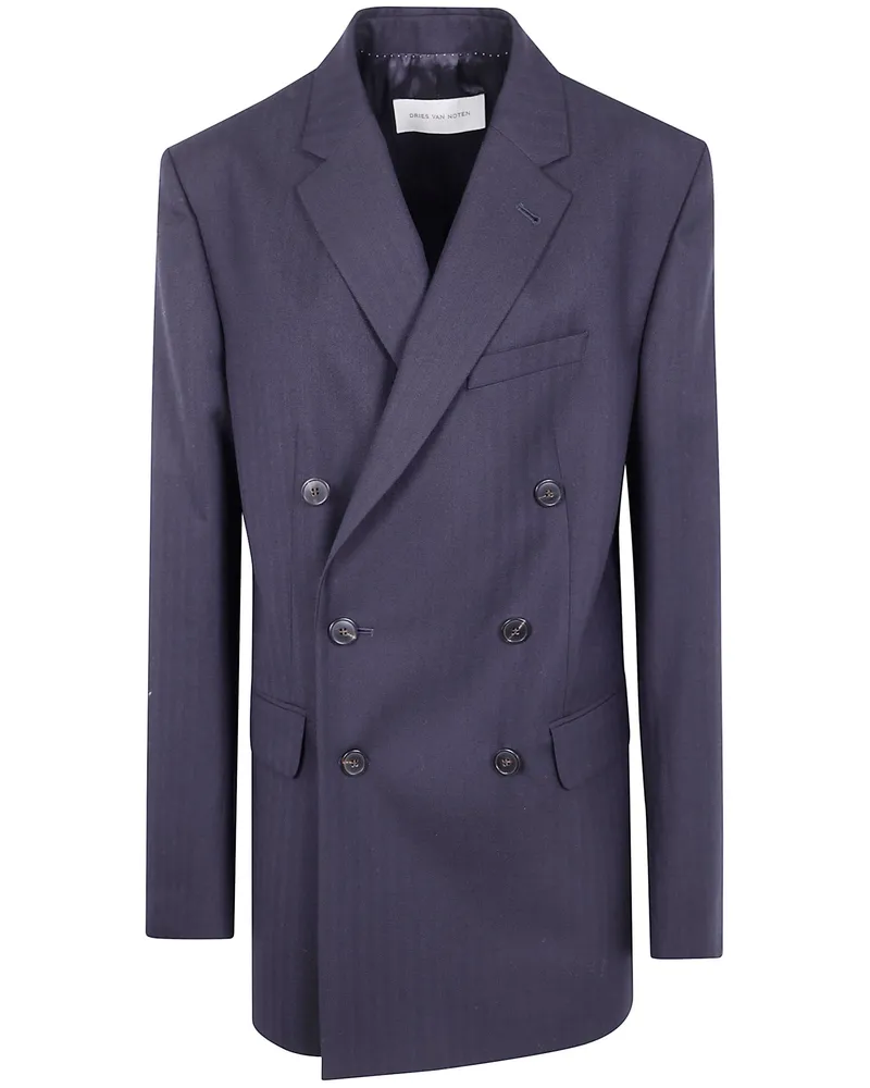 Dries van Noten Bafya Jacket Blue
