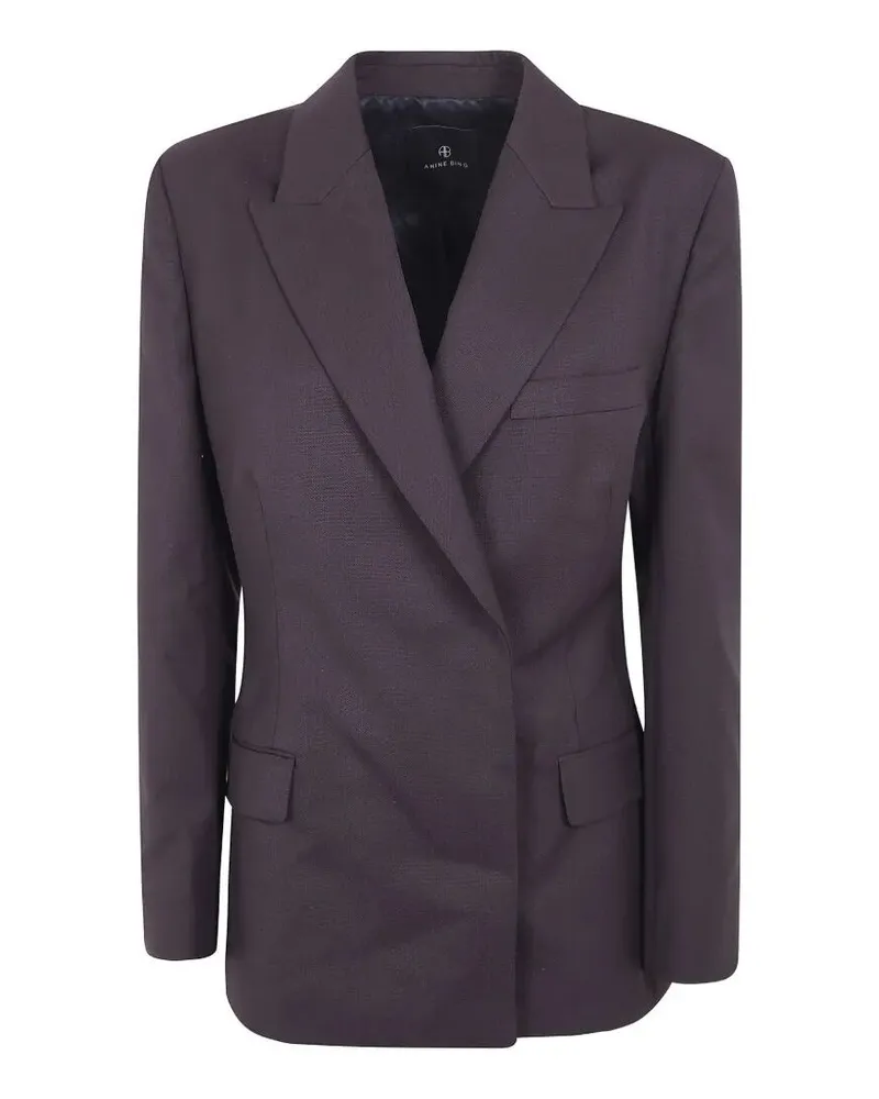 Anine Bing Aretha Blazer Jacket Brown