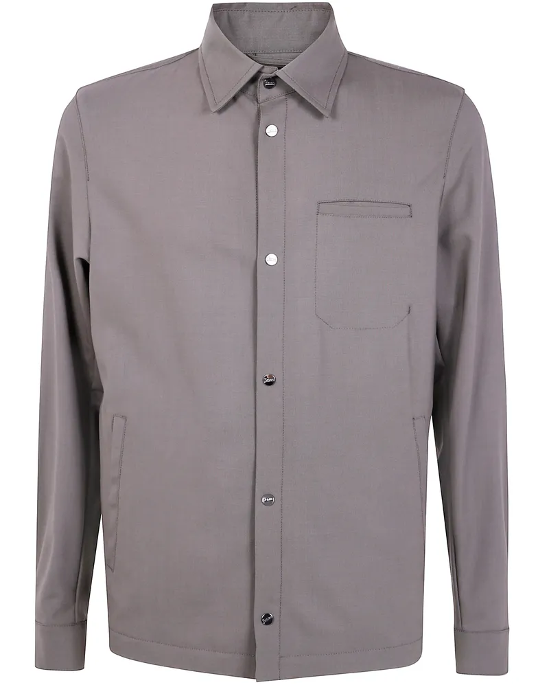 Herno Shirt Jacket Gray