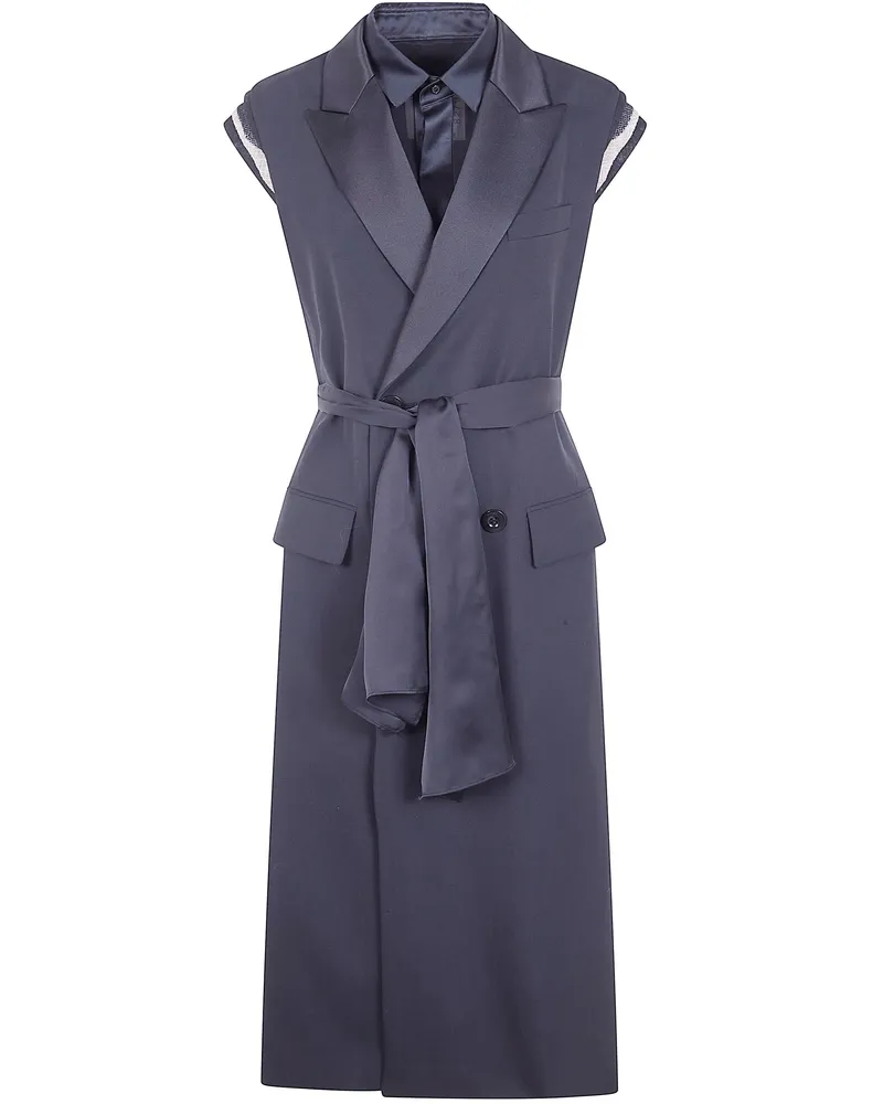 Sacai Suiting Vest Black