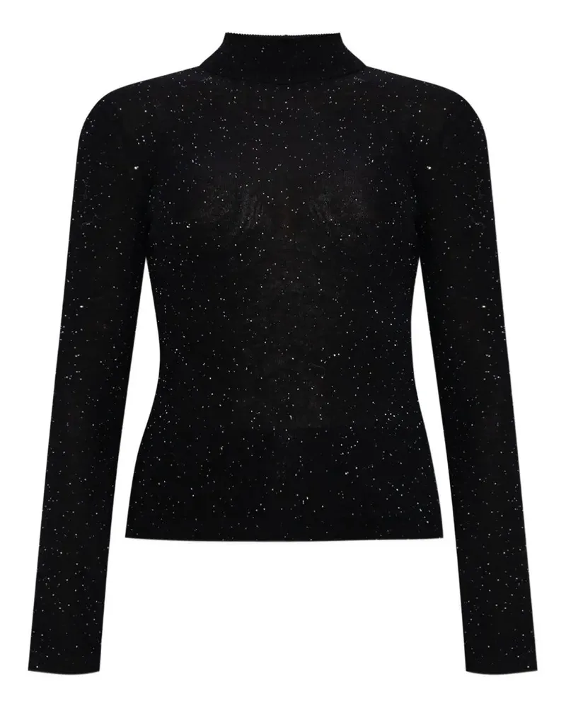 Fabiana Filippi Slim Fit Turtle Neck Sweater Black