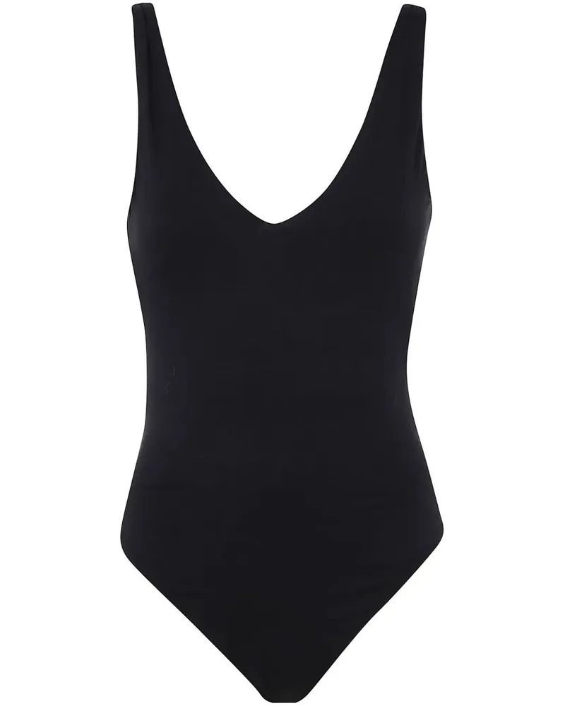 Entire Studios V Neck Bodysuit Black