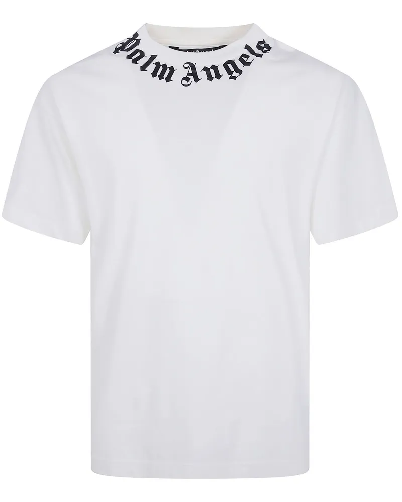 Palm Angels T-Shirt Regular Fit "Neck Logo White