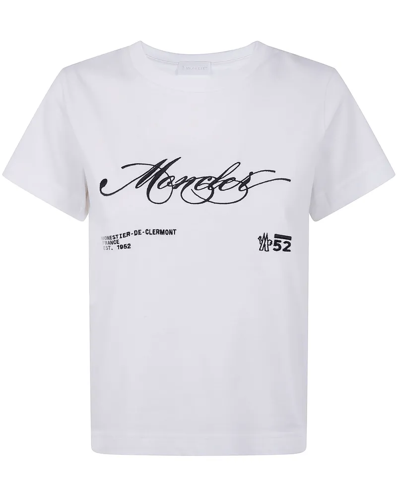 Moncler Short Sleeves T-Shirt White