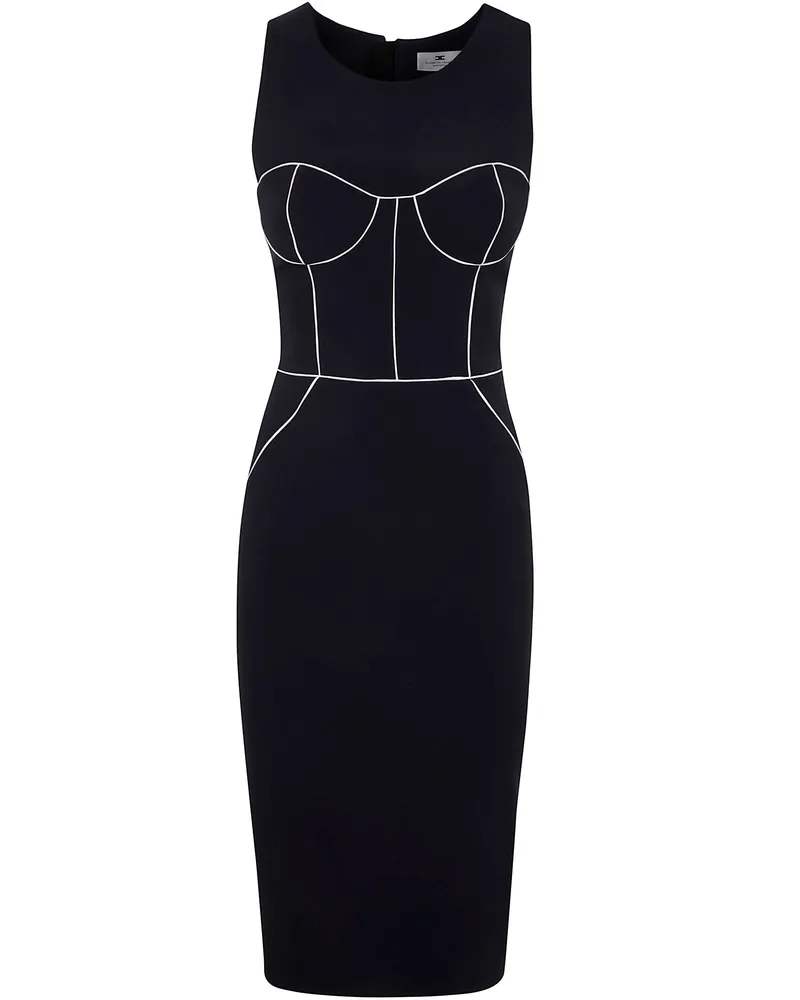 Elisabetta Franchi Midi Dress By Elisabetta Franchi Black