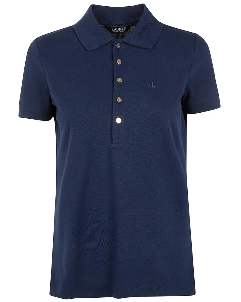 Ralph Lauren Kiewick" Knit Polo Shirt Blue