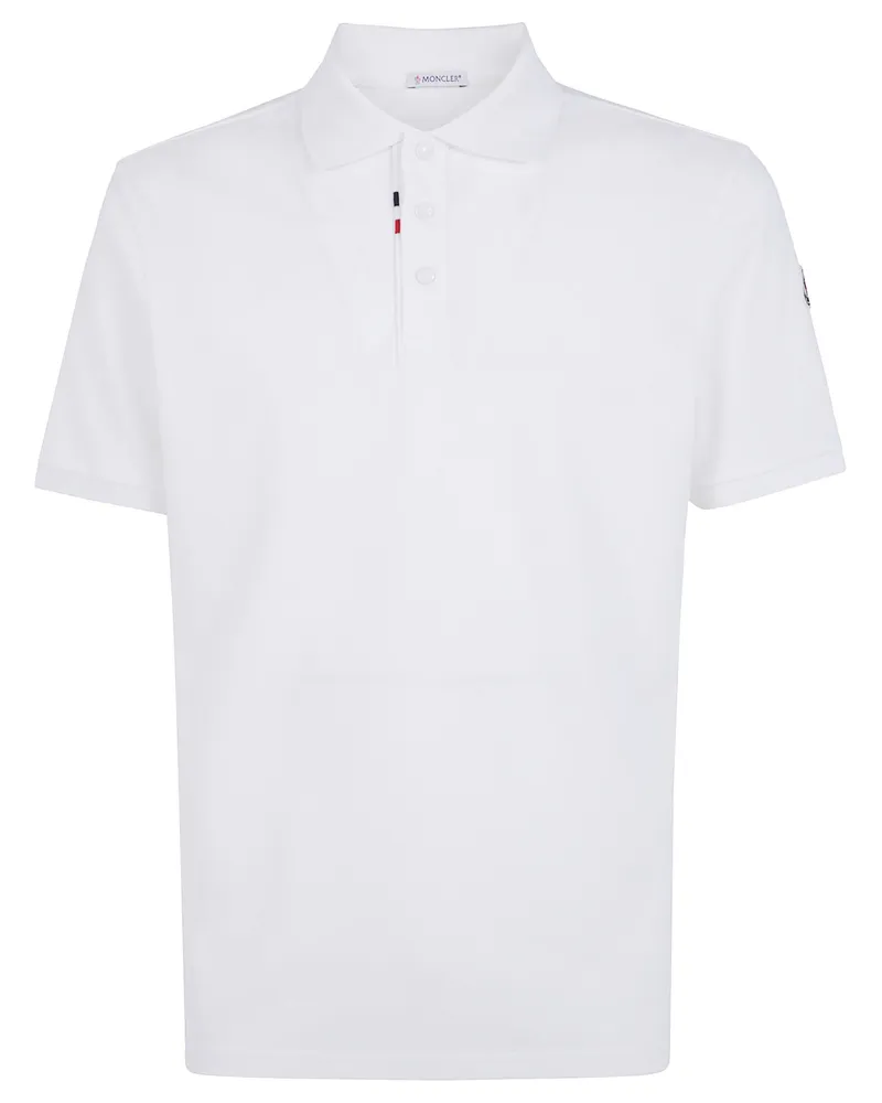Moncler Polo Shirt Short Sleeves "Classic White
