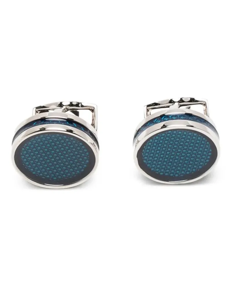 Tateossian Tablet Ice Cufflinks Metallic