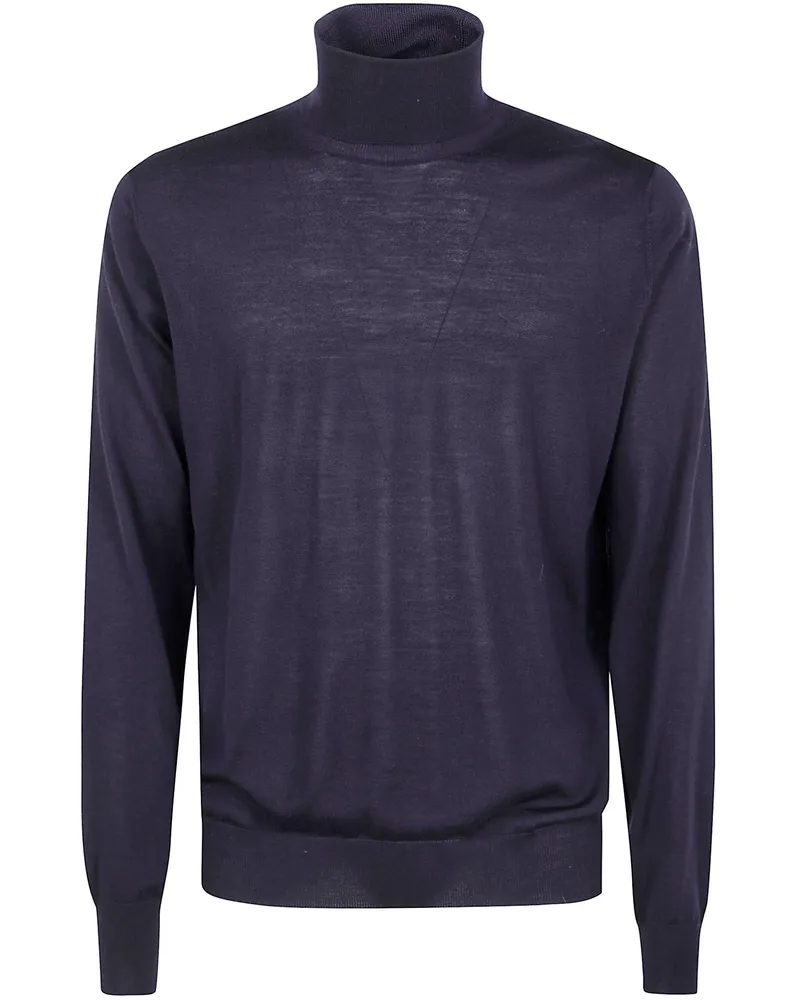 Filippo de Laurentiis Turtle Neck Sweater Blue