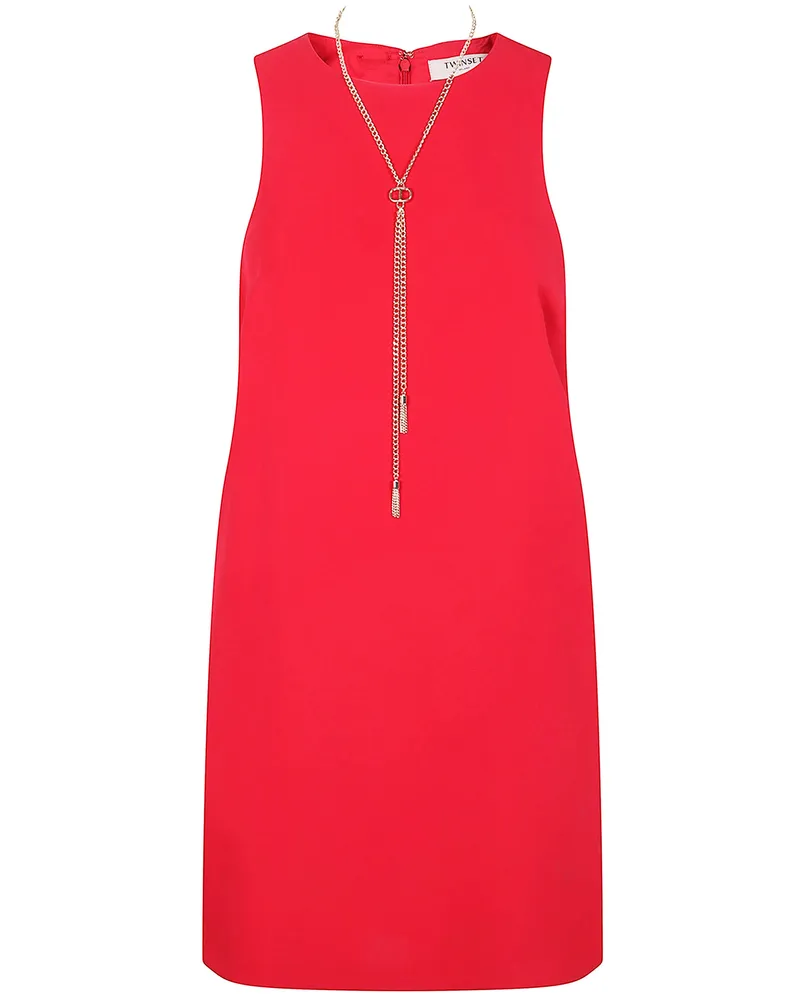Twin-Set Midi Dress Red
