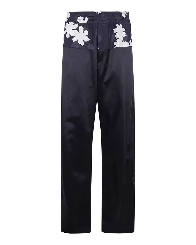 Dries van Noten Pablo" Bicolor Trousers Black
