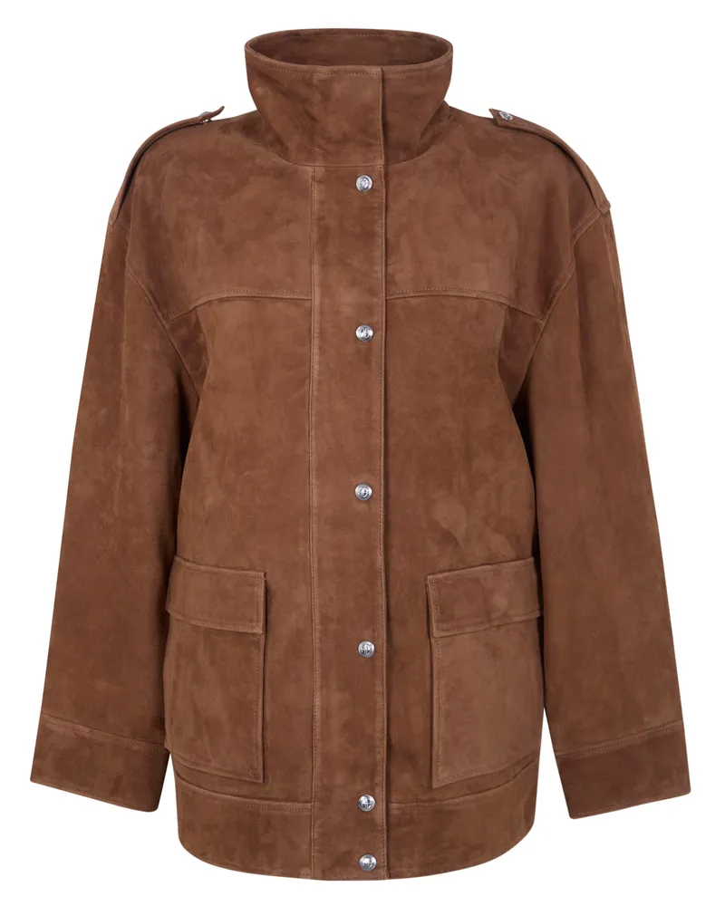 Anine Bing Roux" Military Jacket Brown