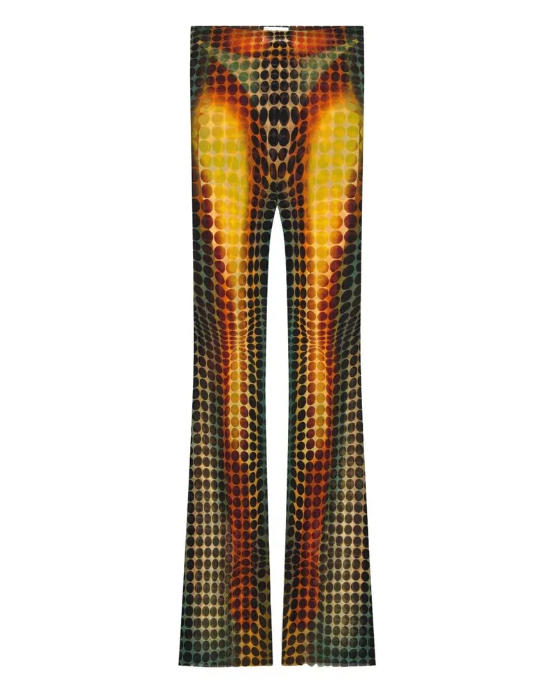Jean Paul Gaultier Re-Edition: Flare Trousers" Trousers Yellow