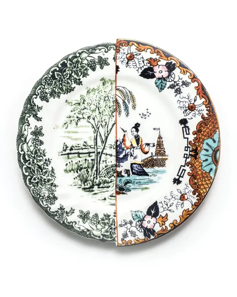 Seletti Hybrid Ipazia" Flat Plate Cm 27.5 H 2.3 Multi