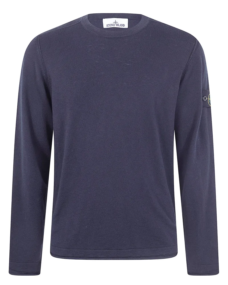 Stone Island Crew Neck Classic Sweater Black