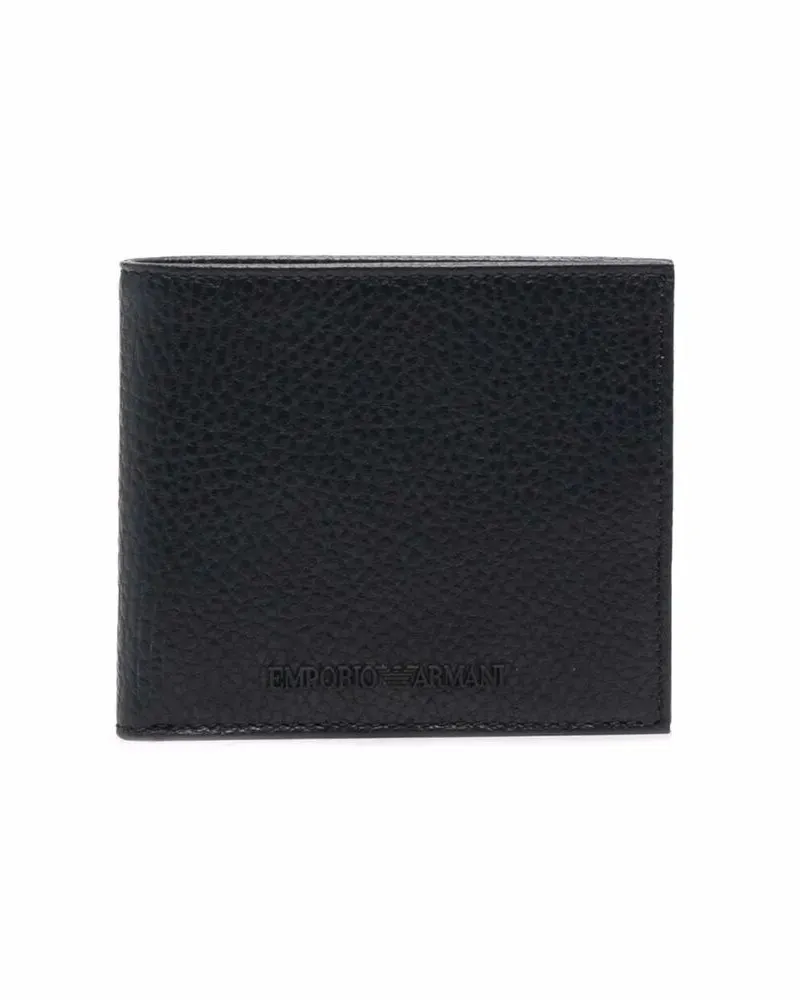 Emporio Armani Wallet Leather Black Black