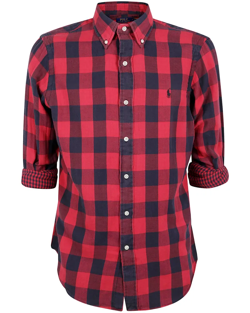Ralph Lauren Long Sleeve Sport Shirt Red