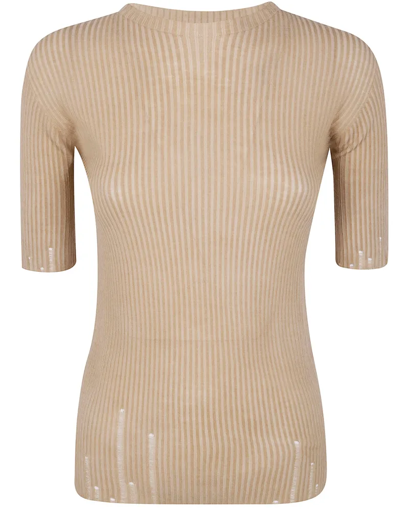 Uma Wang Short Sleeve Top Brown