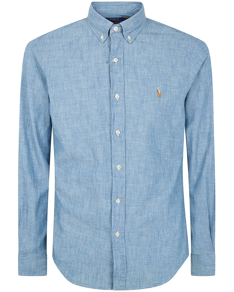 Ralph Lauren Long Sleeves Sport Shirt Blue