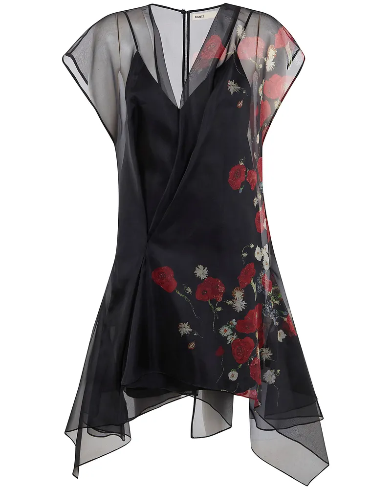 KHAITE Merith" Mini Dress Black