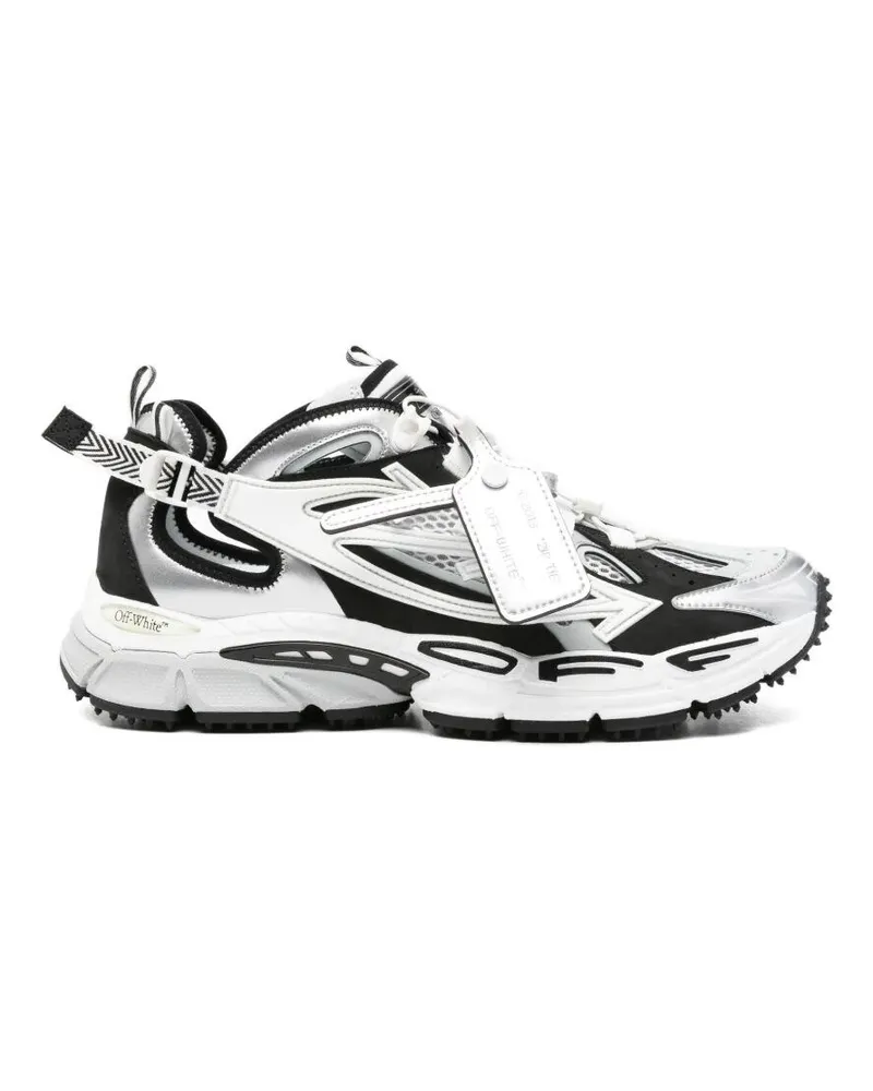 OFF-WHITE Ow M-Be Right Back Open" Sneakers Gray