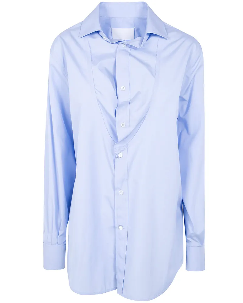 Maison Margiela Long Sleeves Shirt Blue