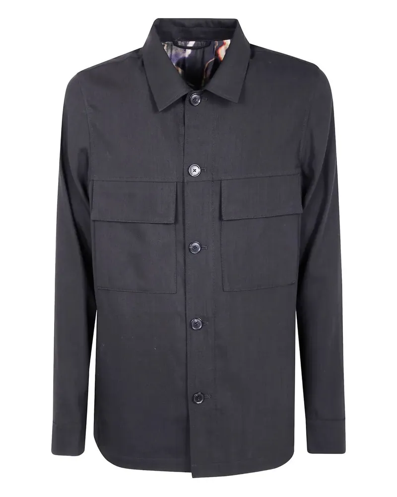 Paul Smith Mens Shirt Jacket Black