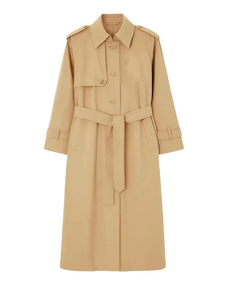 FRANKIE Shop Riva" Cotton Trench Coat Beige