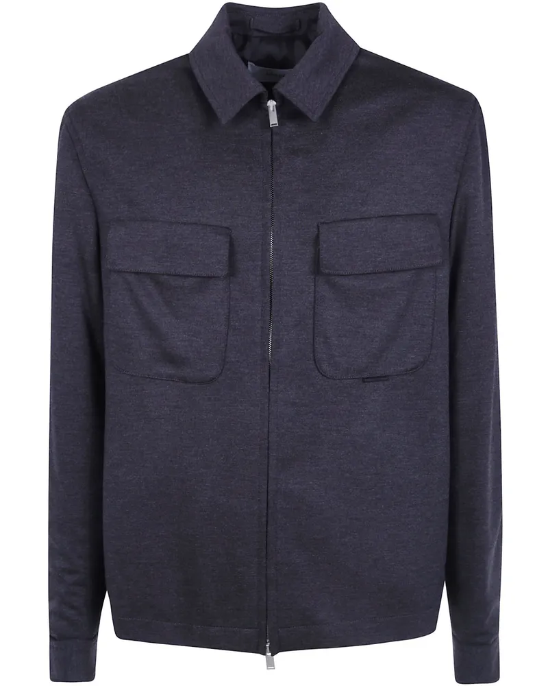 LARDINI Jacket Wool Gray