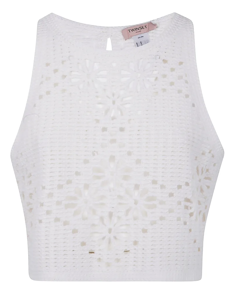 Twin-Set Top White