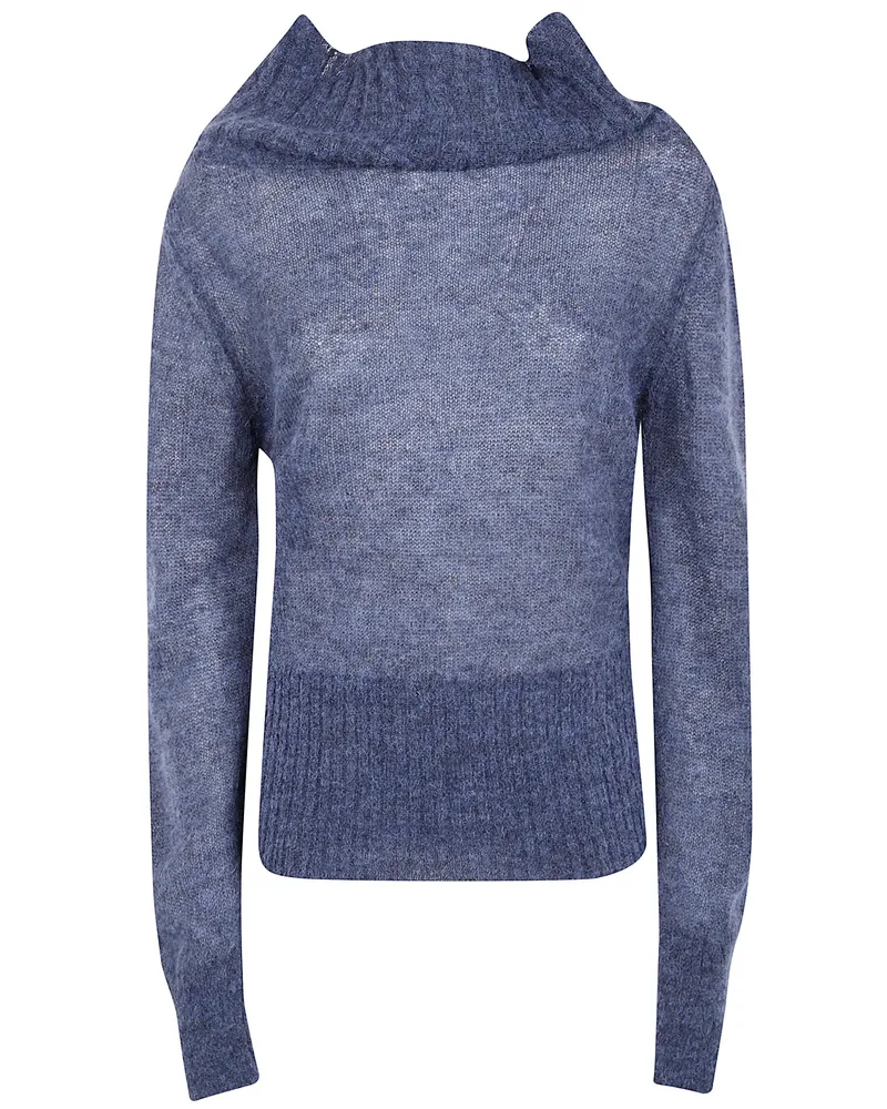 Paloma Wool Sofre" High Neck Sweater Blue