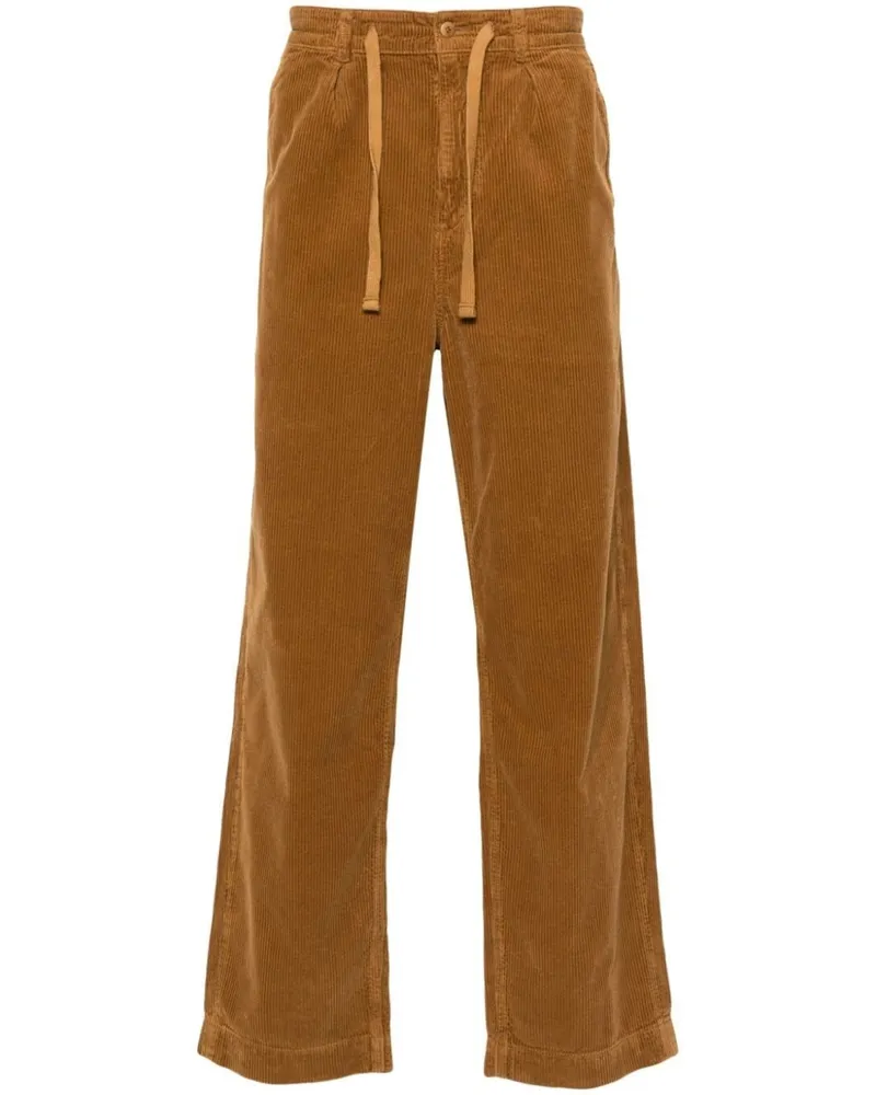 Ralph Lauren EASY PANT PLEATED 8W CORDUROY Brown