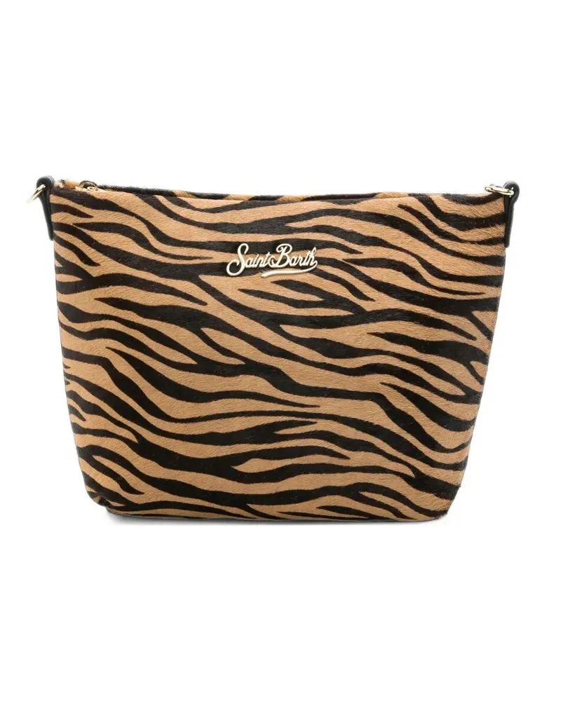 MC2 Saint Barth Shoulder Bag Zebra "Aline Black